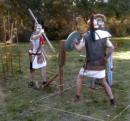 Attack high!  Attack Low! Ouch! Attack middle! Attack high...!